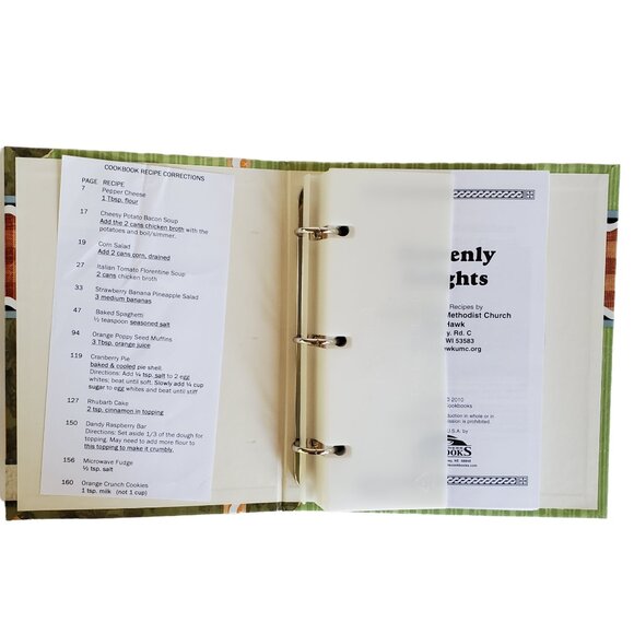 Sauk City WI Church Ladies Cookbook Recipes Bethlehem United Methodist 3 Ring - Picture 4 of 6